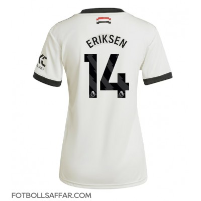 Manchester United Christian Eriksen #14 Tredjeställ Dam 2024-25 Kortärmad Manchester United Christian Eriksen #14 Tredjeställ Dam 2024-25 Kortärmad
